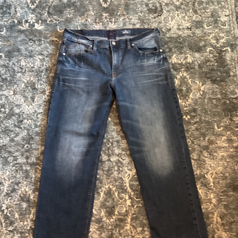 Rock & Republic Men's Dark Blue Straight Jeans